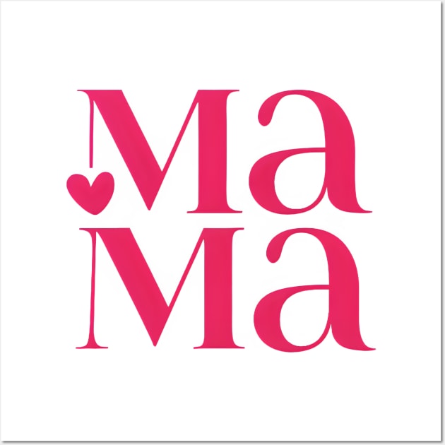 Mama Heart Wall Art by B&H